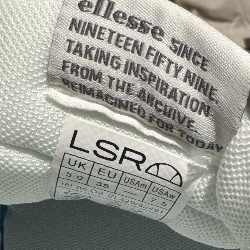 Ellesse LSR Luxe Off White/Grey Sneakers Women’s Size 7.5 US - Picture 10 of 10